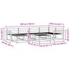 vidaXL Āra dīvānu komplekts 7 pcs Dabiska Cietā akācijas koks