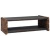 vidaXL Kafijas galdiņ&scaron; Dabiska 110 x 55 x 35 cm Cieta mahagona koks