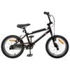 vidaXL BMX Velosipēds 18 Collas priek&scaron; 7-10 gadiem Melns