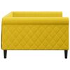 vidaXL dīvāngulta, dzeltena, 100x200 cm, samts