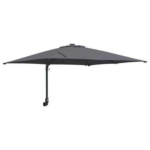 vidaXL Dārza parasols Antracīts 248,5 x 247,5 x 160 cm