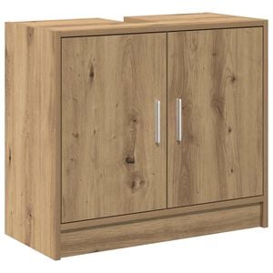 vidaXL Vannas istabas skapītis Artisānā ozols 63 x 29 x 55 cm