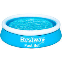 Bestway Fast Set piepūšamais baseins, apaļš, 183x51 cm, zils