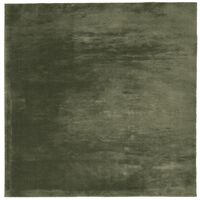 vidaXL paklājs HUARTE, īsa spalva, mīksts, mazgājams, zaļš, 120x120 cm