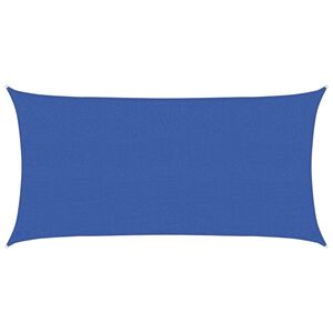 vidaXL Saulessargs Taisnstūra 2 x 6 m HDPE Zila