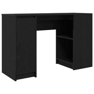vidaXL rakstāmgalds melns ozols 120x42x76 cm inženierijas koks