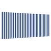 vidaXL Izvelkams jumtiņ&scaron; Zila un balta 300 x 200 cm