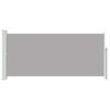 vidaXL izvelkama sānu markīze, 140x300 cm, pelēka