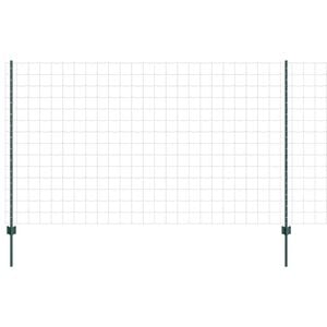 vidaXL Metinātās stieples žogs 10 x 1,4 m (W x H) PVC pārklāts tērauds