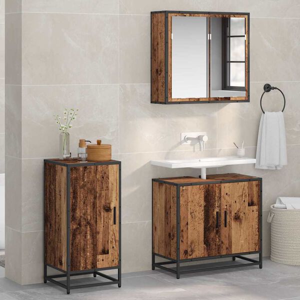 vidaXL Puse Vecs koks 35,5 x 35 x 76 cm