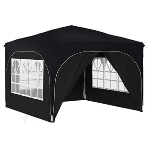 vidaXL Pop-up svinību teltis 290 x 290 x 245 cm Antracīts