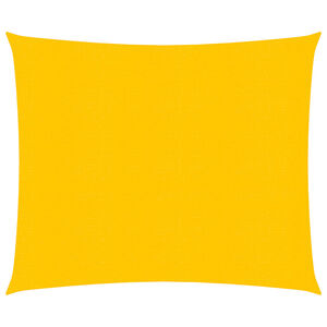 vidaXL saulessargs, 160 g/m&sup2;, kvadrāta, dzeltens, 4x4 m, HDPE