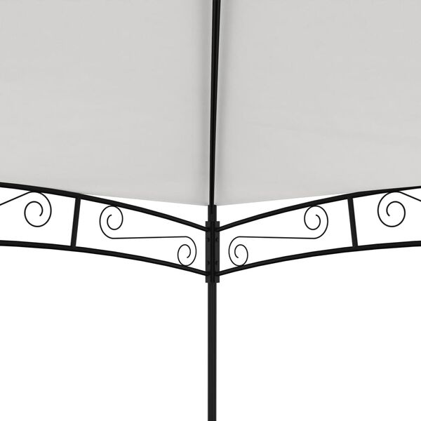 vidaXL dārza nojume, 3x3 m, krēmkrāsas, 180 g/m&sup2;