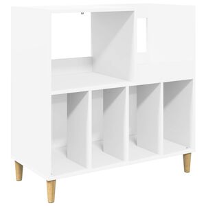 vidaXL Pagrieziena atskaņotāja statīvs Balts 82 x 39,5 x 82,5 cm