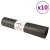 vidaXL atkritumu maisi, 250 gab., melni, 120 L