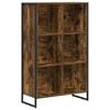 vidaXL Grāmatplaukts 99.5 x 30 x 108.5 cm Inženierijas koks Dūmu ozols