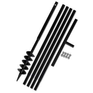 Zemes Urbis ar Rokturi 100mm un Pagarinājuma Caurulēm 5m, Tērauds