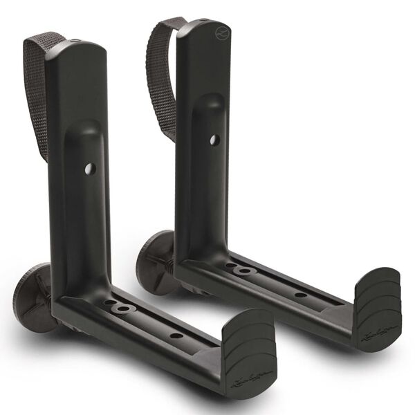 LECHUZA balkona puķu kastes stiprinājumi, melni, 19033