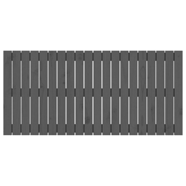 vidaXL sienas galvgalis, 127,5x3x60 cm, priedes masīvkoks