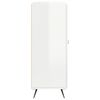 vidaXL kumode, spīdīgi balta, 69,5x34x90 cm, inženierijas koks