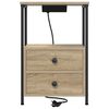vidaXL Nakts skapītis Sonoma ozols 40 x 31 x 60 cm Inženierijas koks