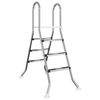 vidaXL Virszemes baseina kāpnes 100 cm 3-Step Nerūsējo&scaron;ais tērauds 304