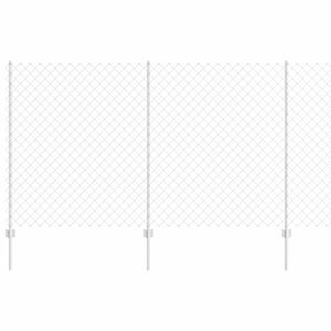 vidaXL Kāpuķu sietu žogs ar stabu 10 x 1,4 m (W x H)