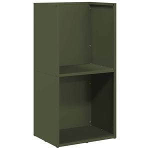 vidaXL Malkas plaukts, olīvu zaļa 40x30x80 cm auksti velmēts tērauds