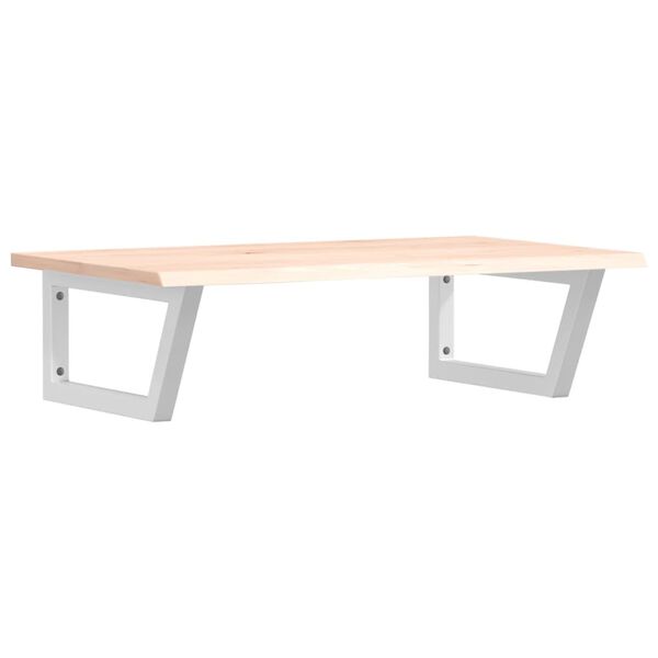 vidaXL izlietnes plaukts, stiprināms pie sienas, tērauds, ozola koks