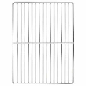 vidaXL Grila restes 40 x 30 cm Nerūsējo&scaron;s tērauds Sudraba