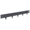 vidaXL Zāliena Apmale 50 pcs 100 x 15 cm Tērauds Antracīta
