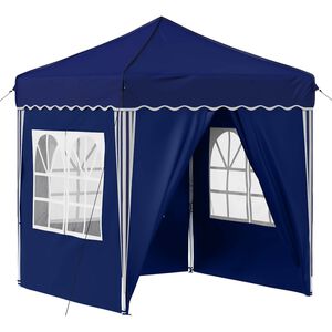 vidaXL Pop-up svinību teltis Zila 195 x 195 x 245 cm Oksforda audums