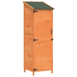 vidaXL Dārza &scaron;ķūņi Brūna 59,5 x 56 x 176,5 cm Masīvs egle koks