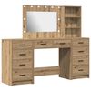 vidaXL Dressing galds 3 pcs Artisānā ozols 78,5 x 41 x 135 cm
