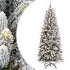 vidaXL Mākslīgā Ziemassvētku eglīte Balts 240 cm