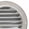 vidaXL Gaisa ventilācijas pārklāji 8 pcs Sudraba 150 mm