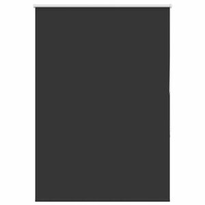 vidaXL rullo žalūzija melna 115x130 cm auduma platums 110,7 cm