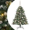 vidaXL Mākslīgā Ziemassvētku eglīte Zaļa 120 cm