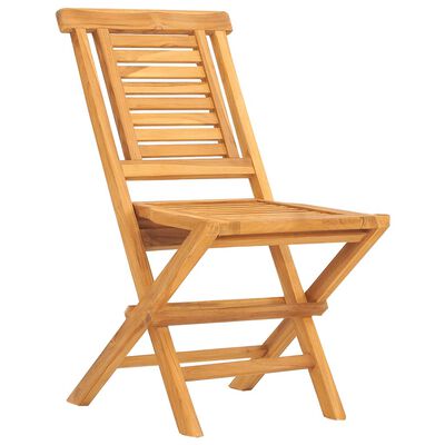 vidaXL saliekami dārza krēsli, 2 gab., 47x63x90 cm, masīvs tīkkoks