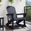 vidaXL Adirondack šūpuļkrēsls Tumši zils 73.5 x 92 x 90cm HDPE