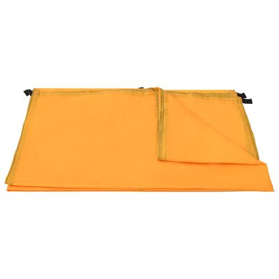 vidaXL āra brezenta telts, 4x4 m, dzeltena