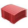 vidaXL Ziemassvētkueglītessvārki Sarkana &Oslash; 65 x 24 cm Plastmasa