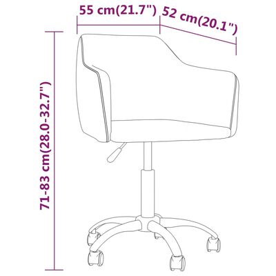 vidaXL grozāmi virtuves krēsli, 4 gab., brūns samts