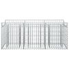 vidaXL Gabions pacelta gulta Sudraba 150 x 50 x 60 cm Cinkots tērauds