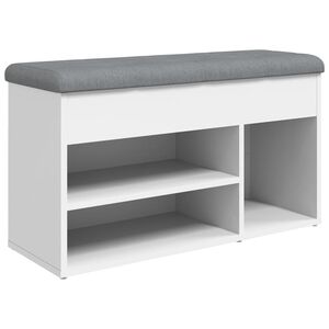 vidaXL apavu sols, balts, 82x32x45,5 cm, inženierkoks