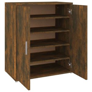 vidaXL apavu plaukts, ozolkoka krāsa, 60x35x70 cm, inženierijas koks