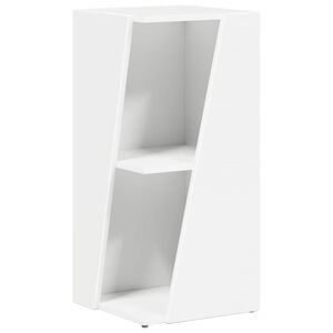 vidaXL Sānu plaukts 33 x 32 x 70,5 cm Inženierijas koks Balts