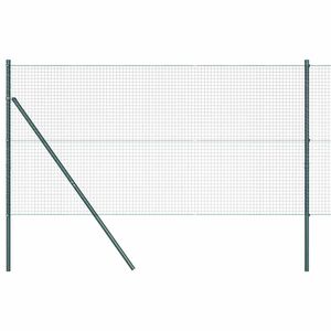 vidaXL Savilktais stiepļu žogs zemes stiprinā&scaron;anai 50 x 1 m Zaļa Tīkls