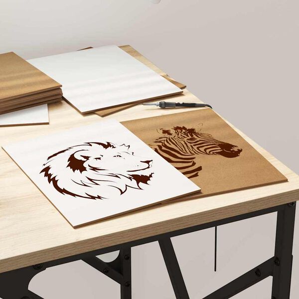 vidaXL Dekora Paneli 150 pcs Balts 21 x 30 x 0.3 cm Inženierijas koks