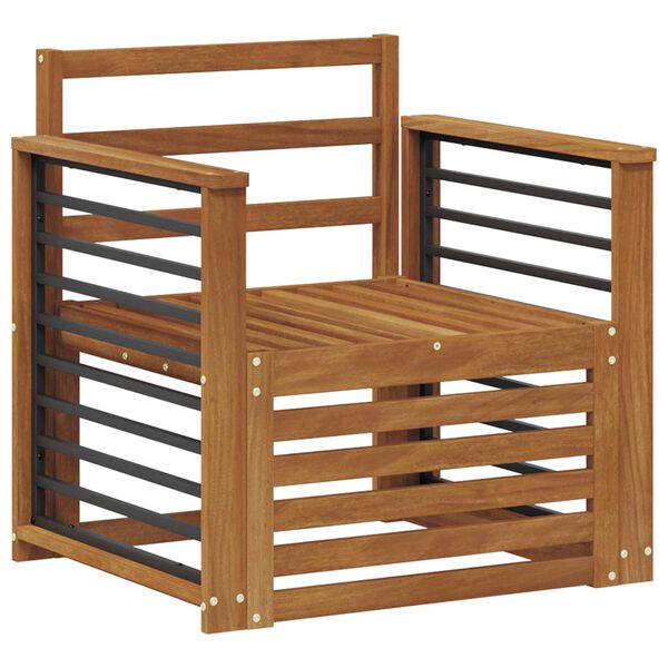 vidaXL Āra dīvānu komplekts Dabiska 71 x 63 x 73 cm